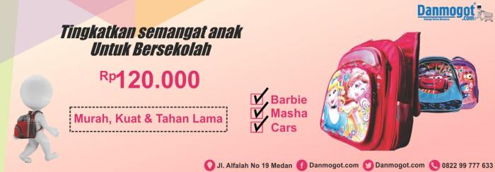 Tas sekolah anak kuat dan berkualitas
